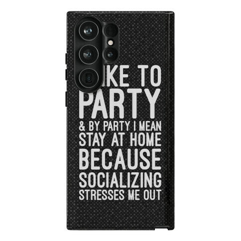 Socializing Stresses Me Out Phone Case